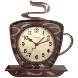 Westclox Coffee Time 3-dimensional Wall Clock