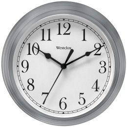 Westclox 9&quot; Decorative Wall Clock (gray)