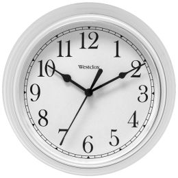 Westclox 9&quot; Decorative Wall Clock (white)