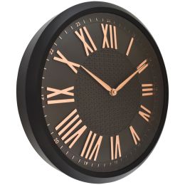 Westclox 15&quot; Round Embossed Wall Clock
